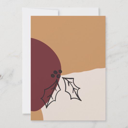 New Zuhause Foto Holly and Gold Arch Holiday Movin Ankündigung (Rückseite)