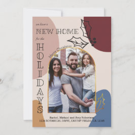 New Zuhause Foto Holly and Gold Arch Holiday Movin Ankündigung