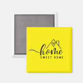 New Zuhause Gift - Zuhause, Sweet Zuhause Magnet (Vorderseite/Rückseite)