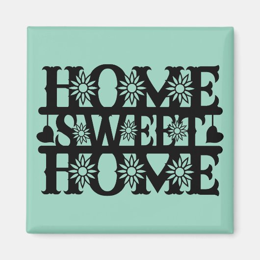 New Zuhause Gift - Zuhause, Sweet Zuhause Magnet (Vorne)