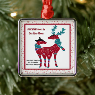 New Zuhause Nordic Folk Art Scandic Ornament Aus Metall