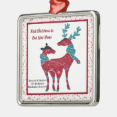 New Zuhause Nordic Folk Art Scandic Ornament Aus Metall (Links)