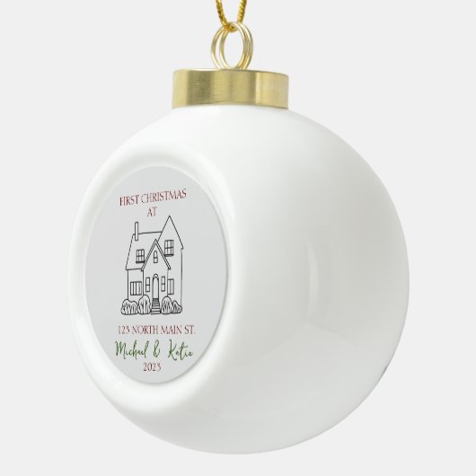 New Zuhause Ornament (Rechts)