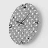 New Zuhause Perfect Badezimmer Weitblick Grau Ice Große Wanduhr (Winkel)