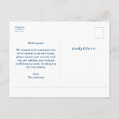 New Zuhause York Maine Map Moving Ankündigungspostkarte (Rückseite)