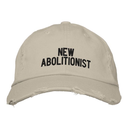 NewAbolitionist Bestickte Baseballkappe (Vorderseite)
