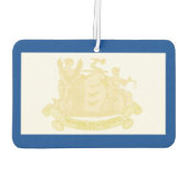 Newark City Flag Autolufterfrischer (Rückseite)