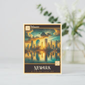 Newark, Delaware | Vintage Postkarte (Stehend Vorderseite)