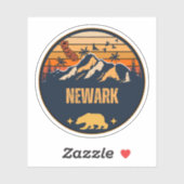 Newark, Kalifornien Aufkleber (Blatt)