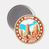 Newark Magnet (Vorderseite/Rückseite)