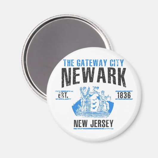 Newark Magnet (Vorderseite/Rückseite)