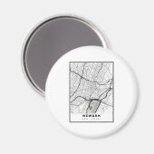 Newark Map Magnet (Vorderseite/Rückseite)
