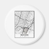 Newark Map Magnet (Vorne)