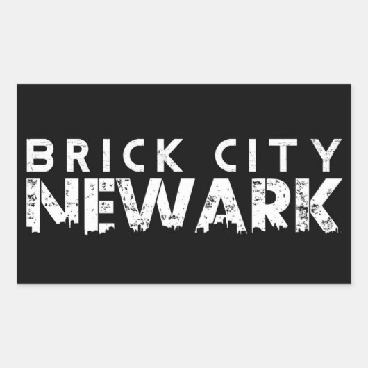 Newark, New Jersey - Brick City - STICKERS (Vorderseite)