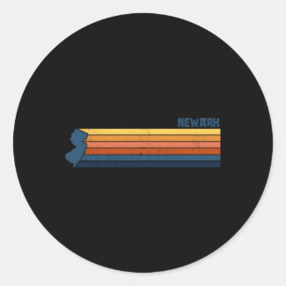 Newark New Jersey City Runder Aufkleber
