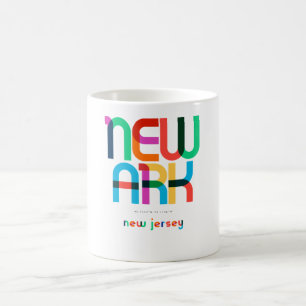 Newark New Jersey Mitte des Jahrhunderts, Pop-Art, Kaffeetasse