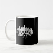 Newark New Jersey Nj Brick City Skyline Kaffeetasse (Links)