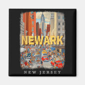 Newark New Jersey Nj Urban Energy Sd649 Magnet (Vorne)