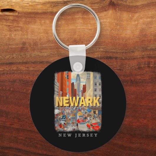 Newark New Jersey Nj Urban Energy Sd649  Schlüsselanhänger (Vorderseite)