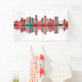 Newark New Jersey Skyline Banner (Insitu)