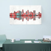 Newark New Jersey Skyline Banner (Messeveranstaltung)