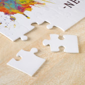 Newark New Jersey Skyline Puzzle (Seite)