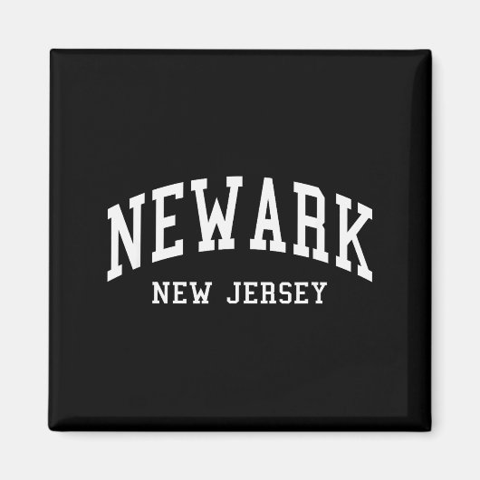 Newark - New Jersey - Throwback Design - Clic Magnet (Vorne)