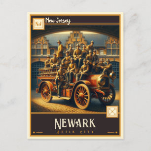 Newark, New Jersey   VINTAG Postkarte