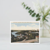 Newark NJ, Panorama Branch Brook Park 1920s Postkarte (Stehend Vorderseite)