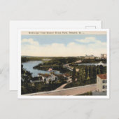 Newark NJ, Panorama Branch Brook Park 1920s Postkarte (Vorne/Hinten)