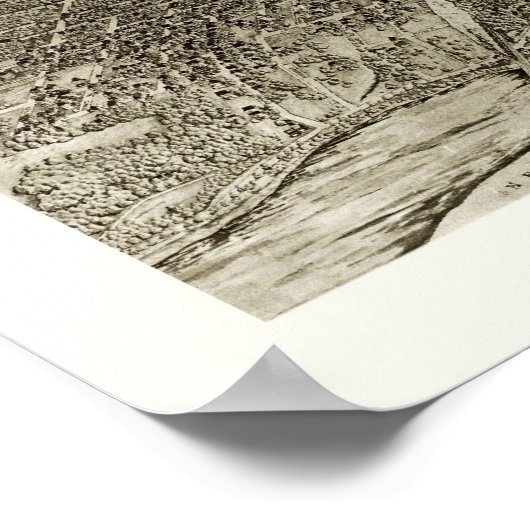 Newark, NJ Panoramic Map - 1907 Poster (Ecke)