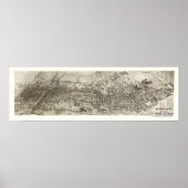 Newark, NJ Panoramic Map - 1907 Poster (Vorne)