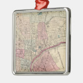 Newark, NJ Silbernes Ornament (Links)