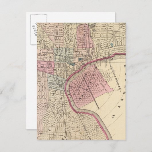 Newark Postkarte (Vorne/Hinten)