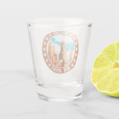 Newark Schnapsglas (Rückseite)