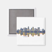 Newark Skyline Magnet (Vorderseite/Rückseite)