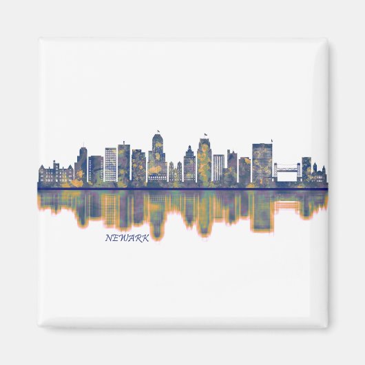 Newark Skyline Magnet (Vorne)
