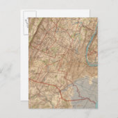 Newark und Elizabeth, New Jersey Postkarte (Vorne/Hinten)