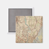 Newark und Paterson, New Jersey Magnet (Vorderseite/Rückseite)