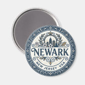 Newark USA Magnet (Vorderseite/Rückseite)