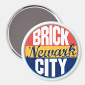 Newark Vintag Label Magnet (Vorderseite/Rückseite)