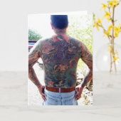 newartsweb - Mama got ich ein tatoo! Karte (Gelbe Blume)