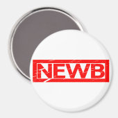 Newb-Briefmarke Magnet (Vorderseite/Rückseite)
