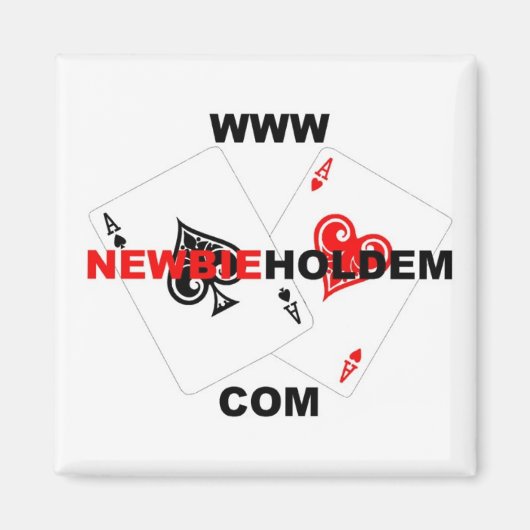 NewbieHoldem-Logo Magnet (Vorne)