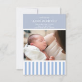 Newborn Baby Birth Announcement Template (Vorderseite)