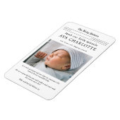 Newborn Baby Newspaper Flexible Photo Magnet (Linke Seite)