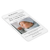 Newborn Baby Newspaper Flexible Photo Magnet (Rechte Seite)