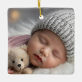 "Newborn Christmas keepsake" Ornament (Vorderseite)