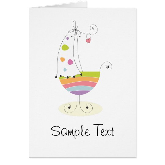 Newborn Crib Karte