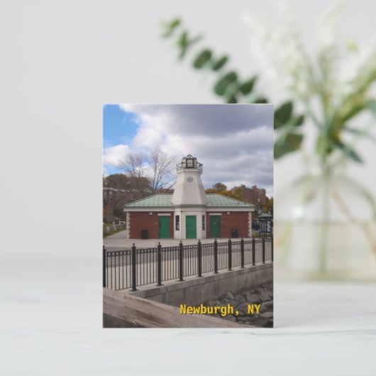 Newburgh Lighthouse Postkarte (Stehend Vorderseite)